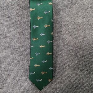 100% Silk Tie Aviator Pilot Pilot's Planes Plane Flight Fly The Tie Bar Handmade